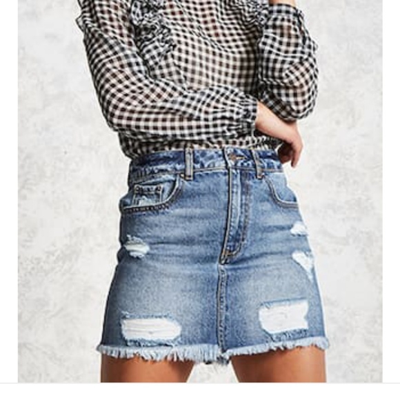 NWT Medium Denim Skirt - Picture 2 of 2